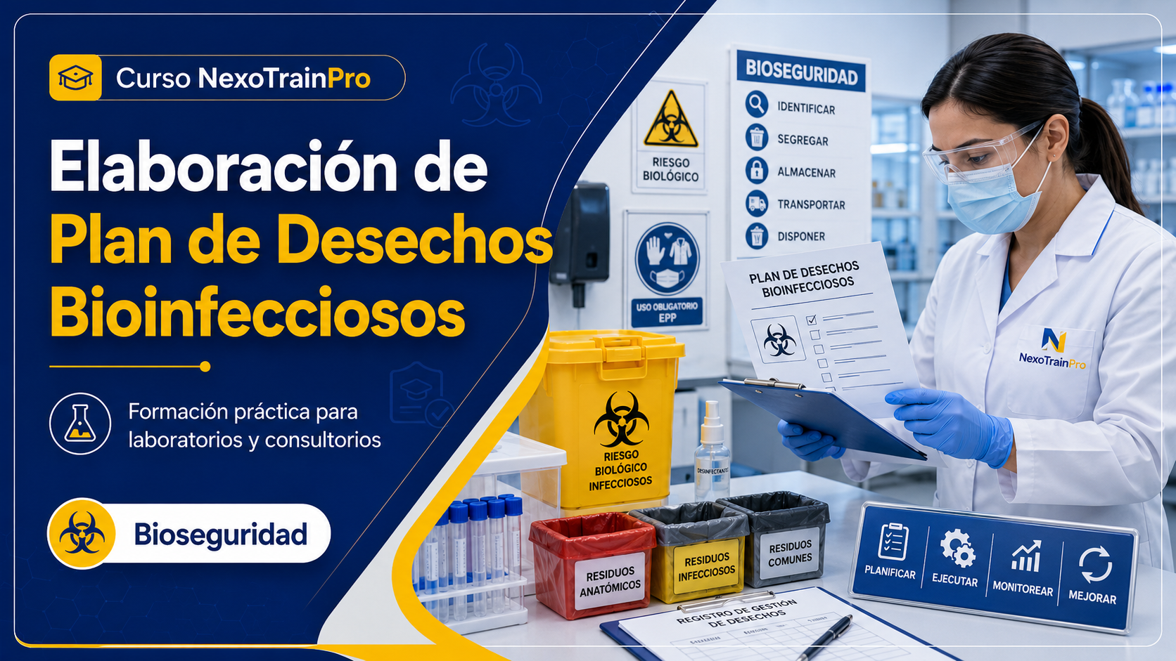 Curso de elaboración del plan de desechos bioinfecciosos
